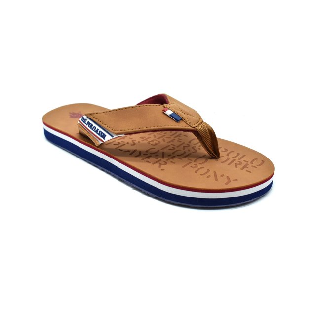 Sandalia Gris Jason caballero U.S. Polo Assn. USSANDALIAC21218BR28