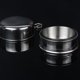 thumbnail image 5 of sweethay Frascos de agua de acero inoxidable duraderos taza de café de viaje taza portátil agua café al aire libre vaso de té botella plegable Type8 NO8 sweethay JJ13453-01, 5 of 6