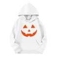 thumbnail image 6 of Abcomgle Halloween Hoodies for Teen Girls Funny Pumpkin Face Graphic Sweatshirts with Hooded Lightweight Long Sleeve Pullover Sweatshirts with Pocket Fall Holiday Clothes for Tween Girls,3-4 Years, 6 of 6