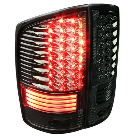2003 Dodge Intrepid Brake - Spec-D Tuning For 2002-2006 Dodge Ram 1500/2500/3500 Led Tail Lights Brake Lamp Smoke Lens 2002 2003 2004 2005 2006 (Left+Right)