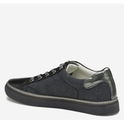 Johnston & Murphy Women's Callie Lace-Up Black Glitter Fabric/Black Glove - 78-14485