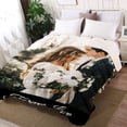 thumbnail image 4 of Personalized Valentines Day Blanket Gifts for Him Her, I Love You Gifts for Boyfriend, Custom Photo Blanket for Girlfriend Gifts, Birthday Gift for Couples Wife Husband Men Women Blankets, 4 of 5