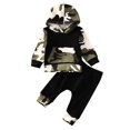 thumbnail image 2 of Toddler Baby Kids Boy Camo Hooded Tops Pants 2Pcs Outfits Set Clothes Tracksuit, 2 of 7