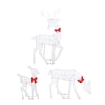 thumbnail image 3 of Décoration de Noël Famille de Rennes Lumineux pour Patio, 3 of 8