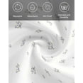 thumbnail image 6 of Cloth Napkins Farm Seamless Flower on White Washable Soft Kitchen Dinner Napkin Set of 8,Watercolor Pastoral Plant Reusable Cocktail Napkins for Wedding Holiday Party Event,20x20In, 6 of 7