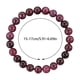 thumbnail image 4 of Pulsera nueva de piedra natural con cuentas de granate de 8 mm, 4 of 7