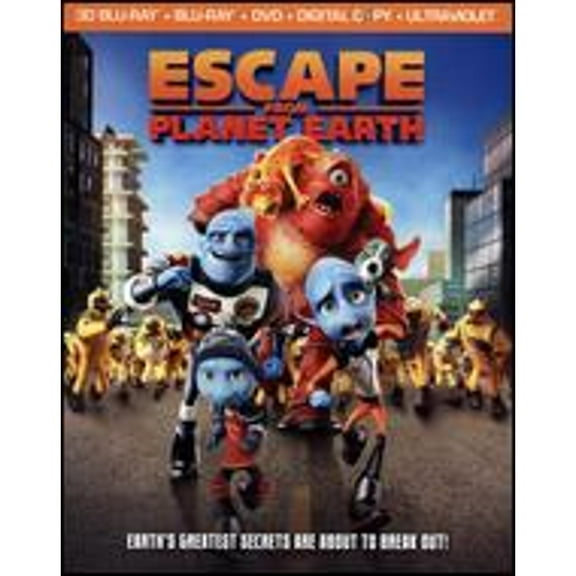 Pre-Owned Escape from Planet Earth [Blu-ray/DVD] (Blu-Ray 0013132474991) directed by Cal Brunker