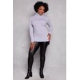 thumbnail image 2 of Women's Plus Size Ruched Mock Neck T Shirt, 2 of 3