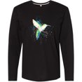 thumbnail image 3 of Inktastic hummingbird paint splatter Long Sleeve T-Shirt, 3 of 5