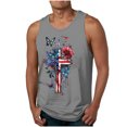 thumbnail image 2 of Camiseta sin mangas de cuello redondo para hombre, ropa de ocio, fitness, para el hogar, pijamas, camiseta con estampado de moda a color, blusa deportiva de poliéster para hombre, 2 of 5