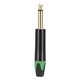 thumbnail image 1 of Conector Macho Chapado en Oro Zhivalor 10PCS 6.35mm Adaptador de Micrófono Verde, 1 of 8