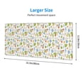 thumbnail image 3 of Pofeuu Cactus Plants Print Desk Mat for Keyboard and Mouse，Computer Desk Matt for Desktop，Large Mouse Pad for Desk，Desk Pads on Top of Desks 12x31.5in, 3 of 8