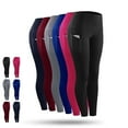 thumbnail image 2 of Multi Color Patchwork Pockets, High Waist, High Stretch Sports Running Yoga Pants, 2 of 11