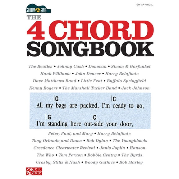 The 4 Chord Songbook: Strum & Sing Series, (Paperback)