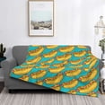 thumbnail image 2 of Yiaed Hot Dogs 8 Print Blanket Throw Blanket Soft Cozy Flannel Blanket for Home Bed Sofa Couch Chair-80"x60", 2 of 6