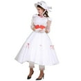 thumbnail image 5 of Mary Poppins-Inspired White Lace Dress for Party Performance, 5 of 6