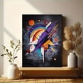 thumbnail image 6 of Abstract Splatter Paint Canvas Print, Contemporary Wall Art for Living Room Bedroom Office Hallway Apartment, 6 of 8