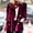 Wine winter coats for women, variant on Usmixi 2023 Winter Womens Blazer Jackets Womens Suit Coats Long Sleeve Loose Winter Comfy Silky Velvet Jackets Casual Solid Turn Down Collar Button Down Pocket Blazer Jackets Up to 65% off