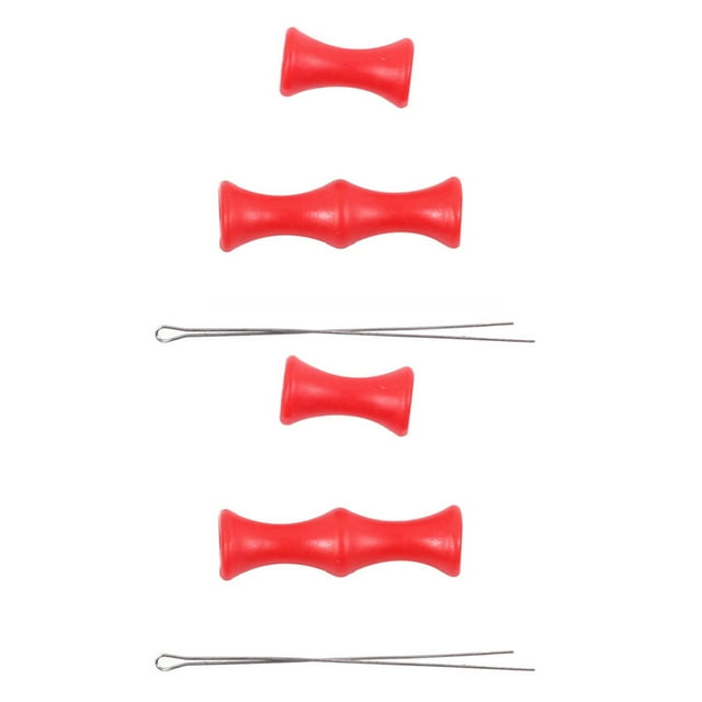 2 Paires de Protège-Doigts en Silicone Souple de Tir à l'Arc de Rebond Rapide Sécurisé Flèche Rouleau de Positionnement Arc Flèche Doigt de Protection