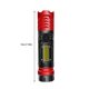 thumbnail image 2 of Eigraketly Linterna recargable, reparación de antorcha, linterna ajustable, luz telescópica con zoom, para acampar, senderismo, ciclismo, lámpara, carpas Rojo Eigraketly OD029460-02, 2 of 6