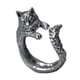 thumbnail image 2 of Anillo de apertura Anillo en forma de gato animal para días festivos Favores de fiesta de uso diario Fernando Anillo de apertura, 2 of 8