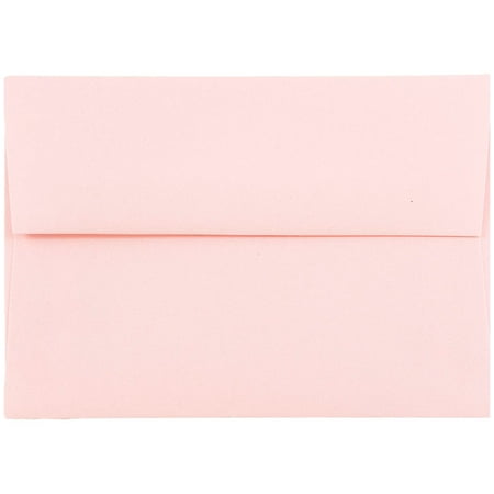 UPC: 0609722706612 | JAM 4Bar A1 Envelopes  3.6×5.1  Baby Pink  25/Pack