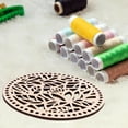 thumbnail image 4 of MasteelfCA 2pcs DIY Crochet Wooden Bag Bottom Handbag Base Material for Girls, 4 of 8