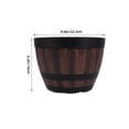 thumbnail image 2 of SOPOTUTU Round Barrel Planter Multi Resin Water Plant Growth Pot for Home Decor 1Set, 2 of 6