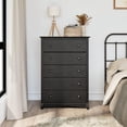 thumbnail image 2 of Prepac Sonoma Washed Black 5-Drawer Chest, 2 of 9