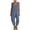 Navy, variant on UDAUDU Womens Rompers Casual Dressy Jumpsuits Loose Fit Sleeveless Baggy Harem Pants Romper Jumpers Summer Outfits Beige L