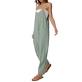 thumbnail image 2 of para Mujer, Conjuntos Casuales de Verano, Cómodos para Vacaciones en la Playa, de Moda, Ropa de Moda. Verde XXL, 2 of 8