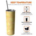 thumbnail image 6 of Lemon Skinny Tumbler with Lid Straw Insulated Leakproof Coffee Travel Mug Decorative 20 oz Tumbler for Home Office Supplies Camping Outdoor, 6 of 7