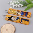 thumbnail image 4 of Anime Key Tag Japanese Embroidery Jet Tag Cars Keychain Men Women Key Ring Holder Jewelry Accessories Gift 1PCS 16, 4 of 6