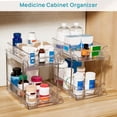 thumbnail image 5 of Organizadores y Almacenamiento Debajo de los Lavabos del Baño de 2 Niveles, Organización de la Cocina, Organizador de Gabinete Extraíble con Divisores, 5 of 5