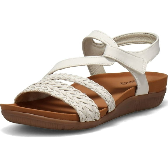 BareTraps Womens Jalen Sandal 9.5 White