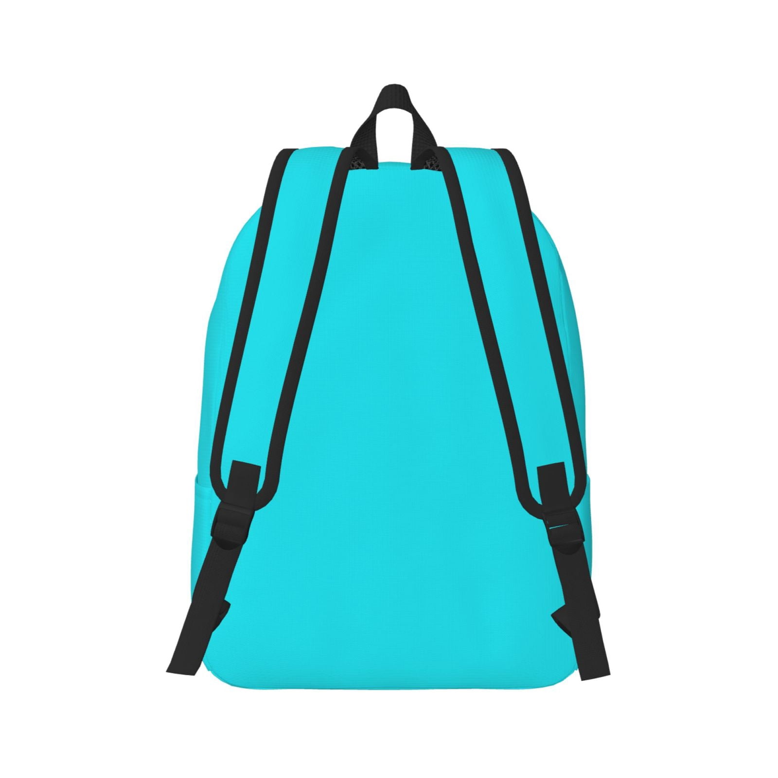 Rateoe Aqua Pattern Canvas College Laptop Backpack,Travel Daypack,Durable Rucksack Travel Notebook Bag School Backpack Book Bag for Men Women-Small