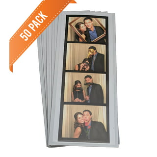 Photo Booth Frames Vinyl Photo Booth Bookmark Sleeves, 2x6 inch Photo Booth  Sleeve, 50-Count 