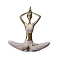 thumbnail image 2 of Estatuas de yoga, estatua de postura de yoga, artesanías de resina, decoración moderna para el hogar, estatua de mujer de yoga, escultura de yoga para Estilo A mayimx estatua de postura de yoga, 2 of 9