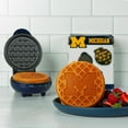 thumbnail image 6 of Uncanny Brands Michigan Wolverines Mini Waffle Maker, 6 of 7