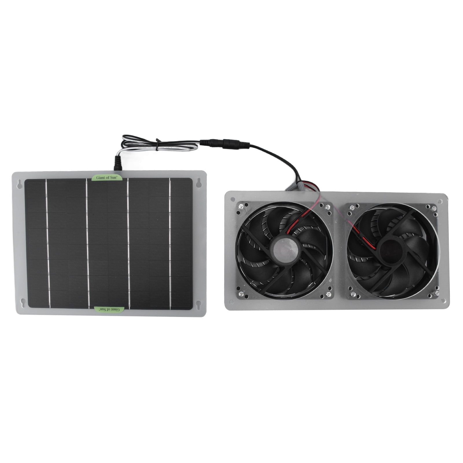 Spptty Solar Panel Fan Kit 100W 12V Waterproof Portable  Exhaust Fan Solar Panel Set for Home Greenhouse,Solar Panel Fan,Solar Exhaust Fan
