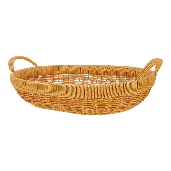 ETHZZLE Snack Organizer Box Plastic Storage Rustic Light Brown 1Pack