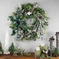 thumbnail image 2 of Northlight Real Touch™️ Frosted Pinecones and Berries Christmas Wreath - 36" - Unlit, 2 of 8