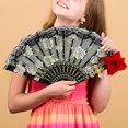 thumbnail image 4 of Paper Fans Set - LED Handheld Fan for Parties Large Functional Fan for Dancing Glowing Performance for Weddings and Home Decorations, 4 of 5