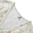 thumbnail image 6 of Amazhiyu Women's Cotton Gauze Short Sleeve V Neck Wrap Mini Dress Summer Casual, 6 of 6