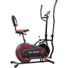 Body Power 3-in-1 Exercise Machine, Trio Trainer, Elliptical and Upright/Recumbent Bike