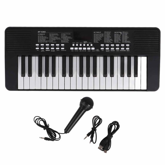 Education Musical Instrument,37 Key Portable Electronic Electronic Piano Keyboard Portable Children Piano Dependable Performance