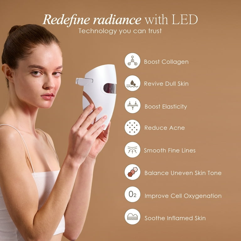 Project E Beauty LED Light Therapy Mask - Walmart.com