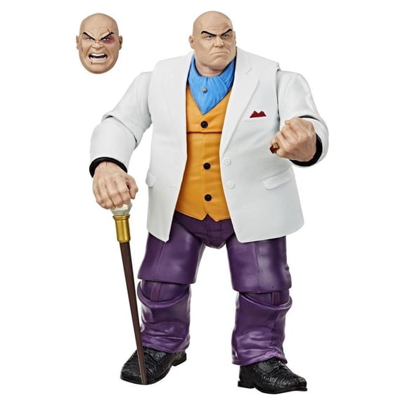Hasbro Spider-Man Retro Marvel Legends Kingpin Action Figure Set, 3 Pieces