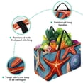 thumbnail image 3 of Starfish Premium Oxford Cloth Reusable Foldable Shopping Bag – Large Capacity for Picnic Baskets, Toy Baskets, and Shopping Baskets, 3 of 7