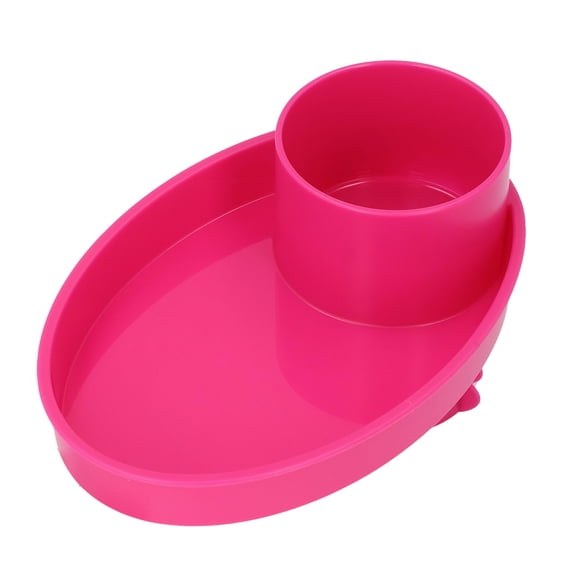 Bandeja De Bocadillos Portátiles Para El Asiento Del Asiento Con Portavasos Rotativos, Accesorio De Viaje Multifuncional Para Que Los Niños Pequeños Disfruten De Bocadillos Y